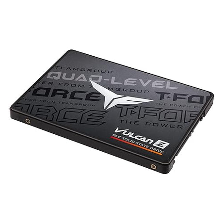 TEAMGROUP T-Force Vulcan Z 4TB SLC Cache 3D NAND QLC 2.5 Inch SATA III Internal Solid State Drive SSD (R/W Speed up to 550/470 MB/s) T253TY004T0C101 4TB Vulcan Z QLC