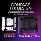 Cooler Master NR200P V3 Mini-ITX PC Case, Top-Mount 240mm|280mm AIO, PCIe 5.0 Riser, 356mm Vertical GPU Mount, SFX PSU 130mm, Compatible RTX 5090|RX 7090 XT, Aluminum Panels, USB Type-C, DIY