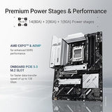 ASUS Prime X870-P WiFi AMD AM5 X870 ATX Motherboard 14+2+1 80A DrMOS Power Stages, DDR5, PCIe 5.0, PCIe 5.0 x16, Q-Release, 4X M.2, Wi-Fi 7, Q-Antenna, 2.5Gb LAN, USB4®, USB Type-C®, BIOS Flashback™