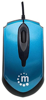 ICI177801 - MANHATTAN 177801 Edge Optical USB Mouse (Blue Black)