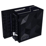 Lian Li Edge Serie - 1200W Full Modular Power Supply (Fan USB Hub Included) - Gold - ATX 3.1 - PCIE 5.1 Support - 12V-2x6 Connector - L-Shape Design for Dual Chamber Case - Black (EG1200G.BH)