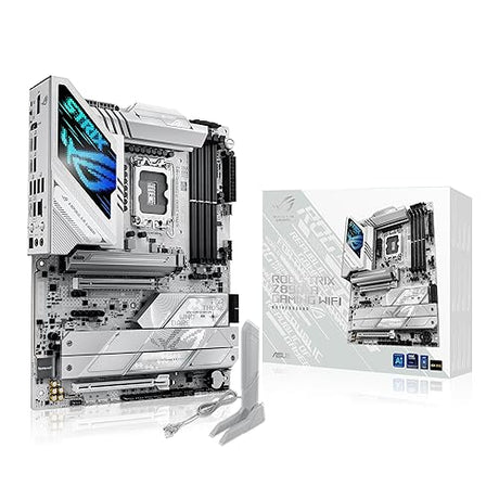 ASUS ROG STRIX Z890-A GAMING WIFI Z890 LGA 1851 ATX motherboard, Intel® Core™ Ultra Series 2 Ready, Advanced AI PC-ready, 16+2+1+2 stages, DDR5, WiFi 7, 2.5G, 5x M.2, Thunderbolt™ 4, USB Type-C, AI OC