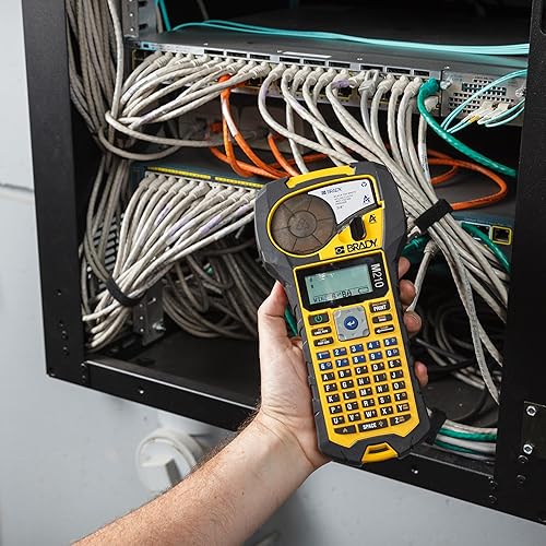 Brady m210 printer accessories power kit, lithium-ion battery and ac adapter (kit m210-pwr). for use with m210, m210-lab, and bmp21-plus printers, black, large