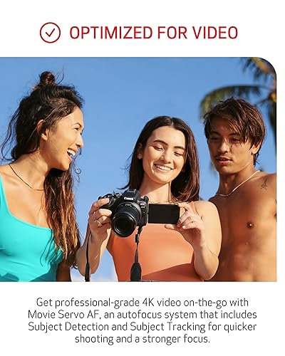 Canon EOS R10 Content Creator Kit, Mirrorless Vlogging Camera with RF-S18-45mm F4.5-6.3 is STM Lens, Tripod and Stereo Microphone, 24.2 Megapixel CMOS (APS-C) Sensor, 4K Video, Black