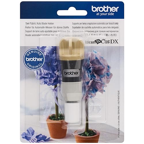 Brother ScanNCut DX Thin Fabric Auto Blade Holder, Use For Materials Including Quilting Pieces, Sewing Patterns And Appliques