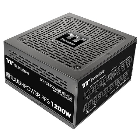 Thermaltake Toughpower PF3 ATX 3.0 1200W 80+ Platinum Full Modular SLI/Crossfire Ready Power Supply; PCIe 5.0 12VHPWR Connector Included; 10 Year Warranty; PS-TPD-1200FNFAPU-L 1200W Platinum (ATX 3.0) Power