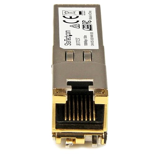 StarTech.com HPE J8177C Compatible SFP Module - 1000BASE-T - SFP to RJ45 Cat6/Cat5e - 1GE Gigabit Ethernet SFP - RJ-45 100m - HPE 1810, 1820, 2530 (J8177CST) Single J8177C