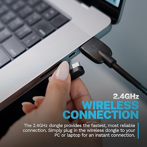 JLab Flow Keyboard & Ambidextrous Mouse Ergonomic Wireless Bundle, Bluetooth or USB-C Dongle, AI Integration, Smart Media Knob, Customize with The JLab App for The Ultimate Home or Work Setup