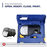 Brady M510 Portable Industrial Label Printer Kit with Product and Wire ID Software, Carrying Case, Label Cartridge, Rechargeable Battery and Charger, 3.75 H x 5.75 W x 10 D M510-PWID Printer Kit