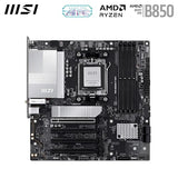 MSI PRO B850M-P WiFi Motherboard, ATX - Supports AMD Ryzen 9000/8000 / 7000 Processors, AM5 - DDR5 Memory Boost (8200+ MT/s OC), PCIe 5.0 x16 & 4.0 x16, M.2 Gen5, Wi-Fi 7, 5G LAN
