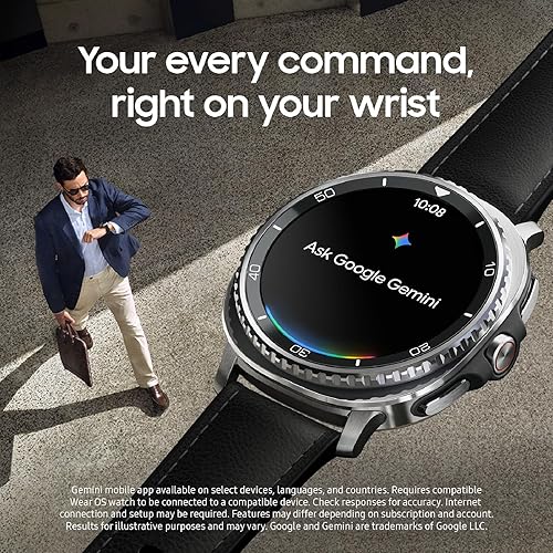 Samsung Galaxy Watch 8 Classic (2025) 46mm Bluetooth Smartwatch, Cushion Design, Rotating Bezel, Quick Button, Sleep Coaching, Running Coach, Energy Score, White [US Version, 2 Yr Warranty] (Renewed) White 46mm Bluetooth Watch8 Classic