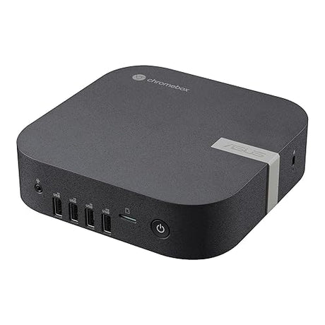 ASUS Chromebox 5a with Intel® Celeron® 7305 Processor, 8GB DDR4 RAM, 128GB M.2 PCIe G4x4 NVMe SSD, Quad-Display, Wi-Fi 6E & Bluetooth, Gb LAN, USB-C, Chrome OS, VESA Mount