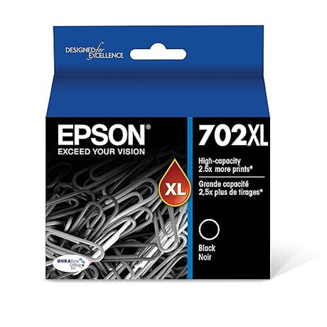 Epson T702XL120-S DURABrite Ultra Black High Capacity Cartridge Ink