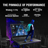 ASUS ROG Strix G18 (2024) Gaming Laptop, 18” Nebula Display 16:10 WQXGA 240Hz/3ms, GeForce RTX 4070, Intel Core i9-14900HX, 32GB DDR5, 1TB PCIe SSD, Wi-Fi 6E, Windows 11 Pro, G814JIR-BS91-CB