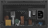 MSI MAG A650GLS PCIE5 Gaming Power Supply - Full Modular - 80 Plus Gold Certified 750W - Compact Size - ATX 3.1 and PCIE 5.1 Ready MAG A650GLS PCIE5 650W Gold