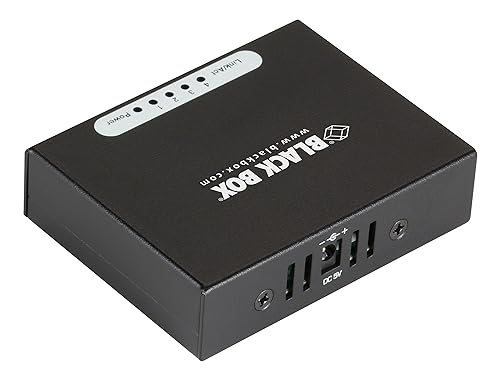 Black Box USB-Powered Gigabit 4-Port Switch with EU Power Supply - 4 Ports - 10/100/1000base-tx - 4