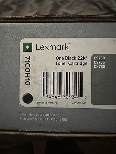 Lexmark Lxk CS730, CS735, CX730 Blk 22K CRTG