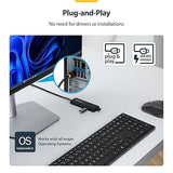 StarTech.com 4-Port USB-A Hub, 5Gbps, Bus Powered, 4X USB-A Mini Hub, Extra Long 2ft/61cm Host Cable, PCR Plastic
