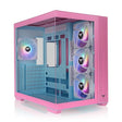 Thermaltake View 380 TG ARGB Mid Tower Chassis; 4x120mm ARGB Lite Fans Included; 360mm Radiator Support; 415mm GPU Clearance; Hidden Connector Support; Bubble Pink; CA-1Z2-00MAWN-00