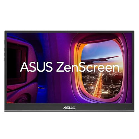 ASUS ZenScreen 16” OLED USB-C portable monitor (MQ16AHE) – Full HD, 100% DCI-P3, 1ms, HDR-10, Mini HDMI, Eye Care, Proximity Sensor, 360° kickstand, Compatible with Laptops, Smartphones, 3 yr warranty