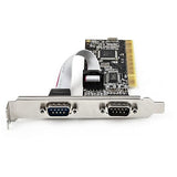 StarTech.com PCI Serial Parallel Combo Card - Dual RS232 Ports (DB9) & 1x LPT Port (DB25) - Expansion Controller Adapter (PCI2S1P2)