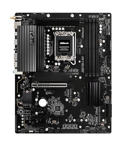 ASRock Z890 Pro-A WiFi 6E Intel Core Ultra LGA1851 RL-ILM ATX Motherboard DDR5 8666 MHz 256 GB Thunderbolt M.2 PCIe 5.0