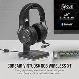 CORSAIR Virtuoso RGB Wireless XT High-Fidelity Gaming Headset with Spatial Audio, Slate