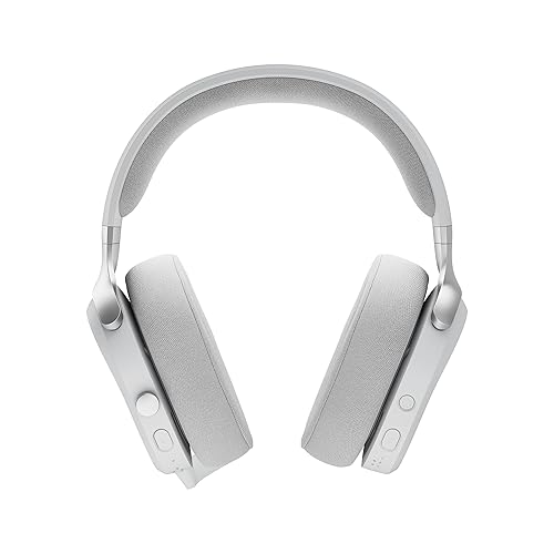 Fractal Design Scape Light - Wireless PC Gaming Headset - Detachable Flip-to-Mute Microphone with Noise Cancellation - Battery Life Up to 40 Hours - Configurable Ambient Lighting - Gray