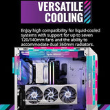 Cooler Master TD500 Mesh V2 White Mid-Tower Case, Polygonal Mesh, 3X 120mm ARGB Fans, USB Gen 2 Type C