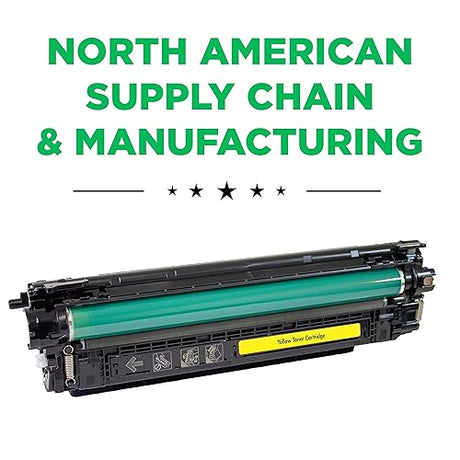 Clover Remanufactured Extended Yield Toner Cartridge Replacement for HP CF362X | Yellow