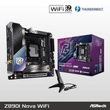 ASRock Intel Core Ultra Z890 LGA1851 RL-ILM Mini ITX Motherboard Phantom Gaming Z890i Nova WiFi 7 DDR5 9466 MHz 128 GB