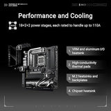 OG Crosshair X870E Hero BTF AMD X870E ATX Board with Hidden-Connector Design and high-Power GPU Slot for Clean Cable Management, 18+2+2 Power, DDR5, WiFi 7, 5X M.2, PCIe 5.0, USB4, Advanced AI