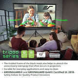 Elite Screens Tripod, 119-inch, Adjustable Multi Aspect Ratio Portable Pull Up Projection Projector Screen, T119UWS1