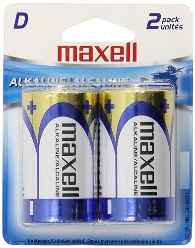 Maxell D Alkaline Batteries