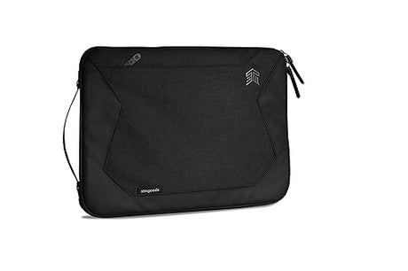 STM Myth Fleece-Lined Laptop Sleeve with Removable Strap for 13 Laptop - Black (stm-114-184M-05)