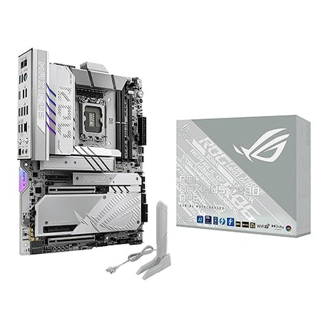 ASUS ROG MAXIMUS Z890 APEX Intel® Z890 LGA 1851 ATX motherboard, Advanced AI PC-ready, 22+2+1+2 stages, DDR5, WiFi 7, 5G LAN, 3x PCIe® 5.0 M.2, Thunderbolt™ 4, USB Type-C®, AI OC, Cooling & Networking