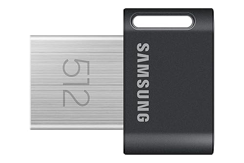 SAMSUNG MUF-512AB/AM FIT Plus 512GB - 300MB/s USB 3.1 Flash Drive, Gunmetal Gray [Canada Version]