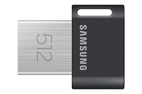 SAMSUNG MUF-512AB/AM FIT Plus 512GB - 300MB/s USB 3.1 Flash Drive, Gunmetal Gray [Canada Version]