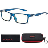GUNNAR Youth Gaming and Computer Eyewear/Cruz, Navy Frame, Clear Tint - Patented Lens, Reduce Digital Eye Strain, Block 35% of Harmful Blue Light