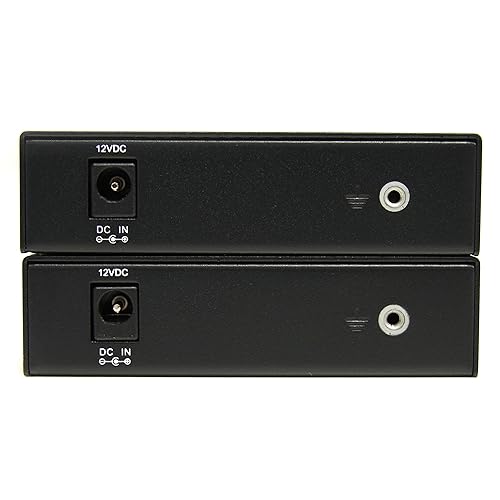 StarTech.com 10/100 Mbps Ethernet Single Mode WDM Fiber Media Converter Kit SC 20km (ET90110WDM2) Chassis Mount 20km | 10/100 Mbps