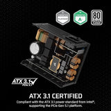 CORSAIR SF750 (2024) Fully Modular Low Noise 80 Plus Platinum ATX Power Supply – ATX 3.1 Compliant – PCIe 5.1 Ready – SFX-to-ATX Bracket Included – Black SF (ATX 3.1 & PCIe 5.1) 750 Watts