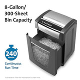 Kensington OfficeAssist Shredder M200-HS Anti-Jam Micro Cut (K52078AM) 8-gallon/300-sheet bin