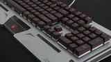 Bloody Gaming B740 Wired Optical Gaming Keyboard with Ergonomic Wrist Rest – Quiet & Satisfying Switch Keyboard - LED Backlit Illuminated Keys – Water/Splash Resistant - Black Switches – LK Gen 1