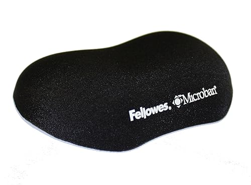 Fellowes Plush Touch Utility Wrist Rest with Foam Fusion Technology, Black 9355801