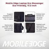 Mobile Edge MECME1 Eco-Friendly Canvas Messenger Bag (Black)