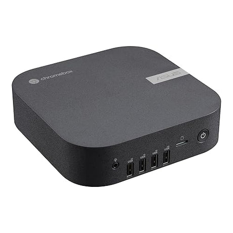 ASUS Chromebox 5a with Intel® Celeron® 7305 Processor, 8GB DDR4 RAM, 128GB M.2 PCIe G4x4 NVMe SSD, Quad-Display, Wi-Fi 6E & Bluetooth, Gb LAN, USB-C, Chrome OS, VESA Mount