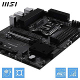 MSI PRO B850-S WIFI6E Motherboard, ATX - Supports AMD Ryzen 9000/8000 / 7000 Processors, AM5 - DDR5 Memory Boost (8200+ MT/s OC), PCIe 4.0 x16, M.2 Gen5, Wi-Fi 6E, 2.5G LAN