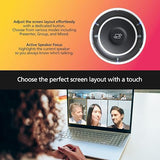 RICOH Meeting 360 3-in-1 Video Conferencing Device | 360 Degree Panoramic View with Active Speaker Detection & Focus | 3 Mics with Background Noise Reduction | 3X 8W Speakers | USB-C Bus Powered