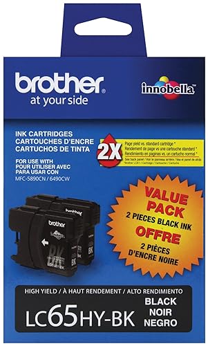 Brother LC652PKS High Yield Black Ink Cartridge