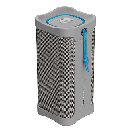 Skullcandy Terrain XL Wireless Bluetooth Speaker - IPX7 Waterproof Portable Speaker, 18 Hours Battery, Nylon Wrist Wrap, True Wireless Stereo Grey Terrain XL